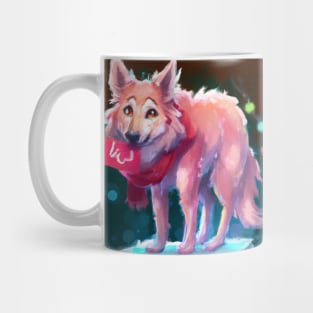 Cute Alpha Wolf Drawing Mug